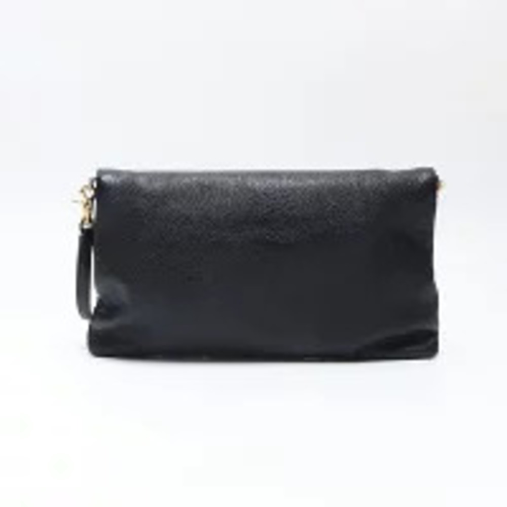 Balenciaga Envelope Leather Shoulder Bag Black - Picture 3 of 13